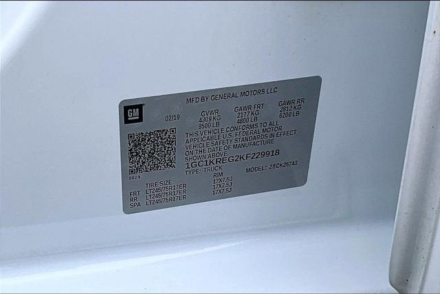 2019 Chevrolet Silverado 2500 HD Work Truck