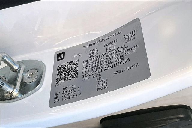 2021 Chevrolet Colorado WT