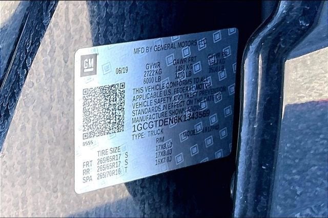 2019 Chevrolet Colorado 4WD Z71