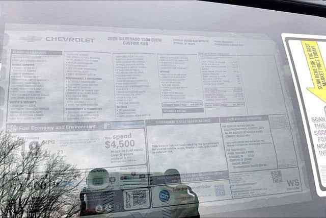 2026 Chevrolet Silverado 1500 Custom