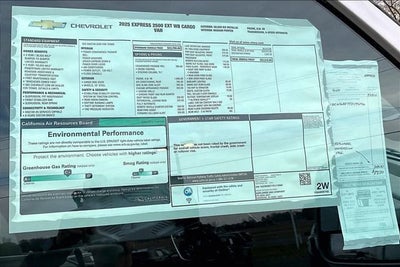 2025 Chevrolet Express Cargo 2500 WT