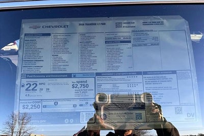 2026 Chevrolet Traverse LT