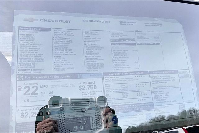 2026 Chevrolet Traverse LT