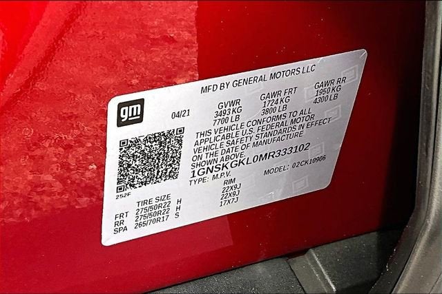 2021 Chevrolet Suburban High Country