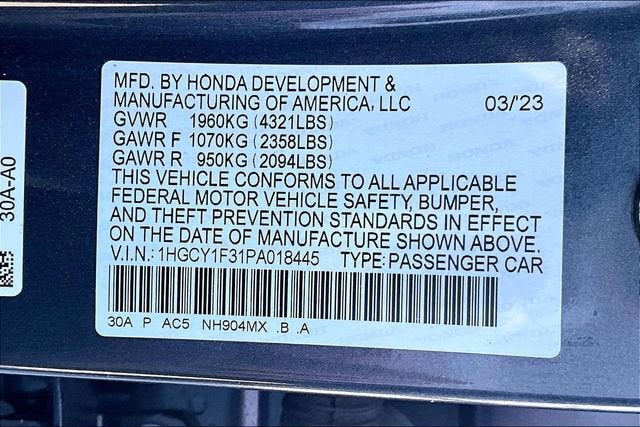 2023 Honda Accord Sedan EX