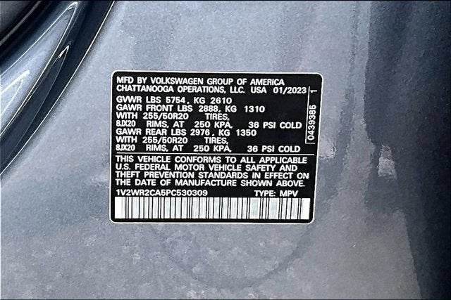 2023 Volkswagen Atlas 3.6L V6 SE w/Technology