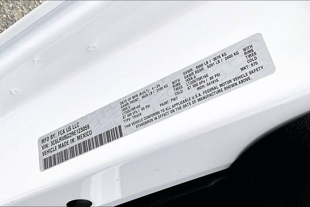 2024 RAM ProMaster Cargo Van Tradesman