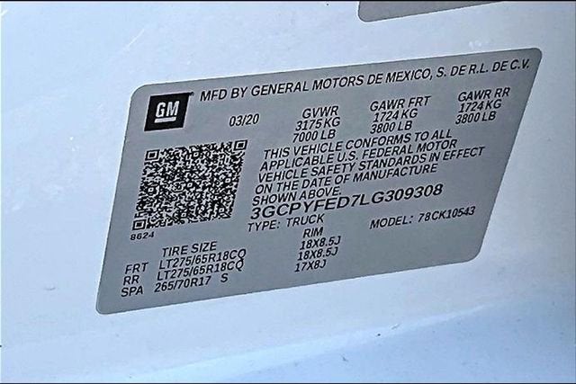 2020 Chevrolet Silverado 1500 LT Trail Boss