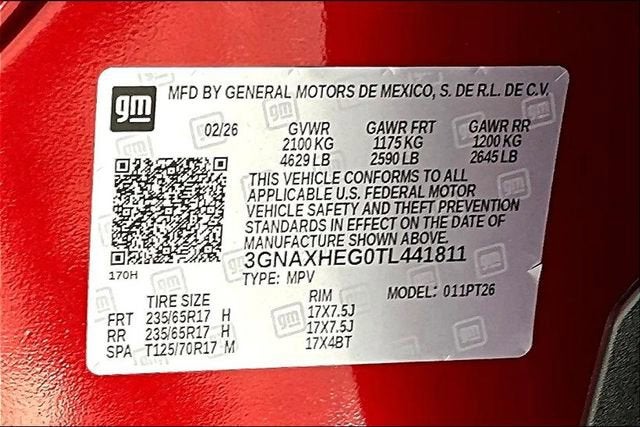 2026 Chevrolet Equinox LT