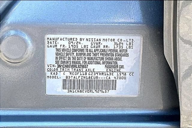2024 Nissan Versa SV
