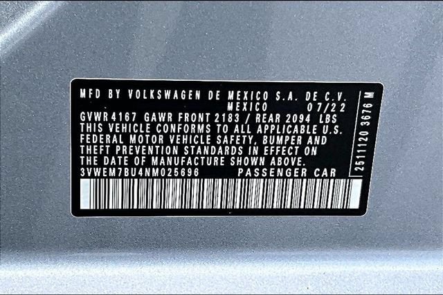 2022 Volkswagen Jetta SE