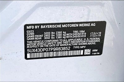 2023 BMW X3 sDrive30i