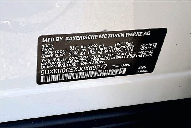 2018 BMW X5 xDrive35i