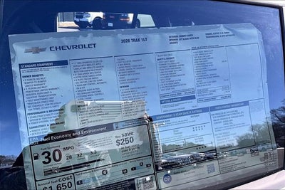 2026 Chevrolet Trax LT