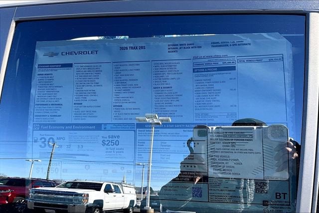 2026 Chevrolet Trax 2RS