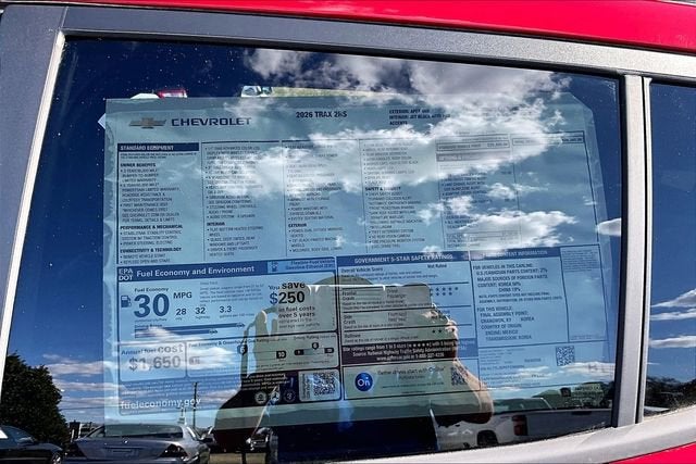 2026 Chevrolet Trax 2RS