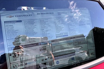 2026 Chevrolet Trailblazer RS