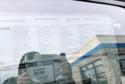 2026 Chevrolet Trailblazer RS